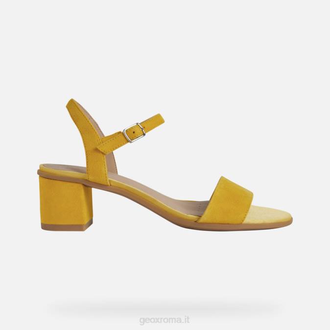 aurely 50 donna FX0W1 giallo scuro Geox