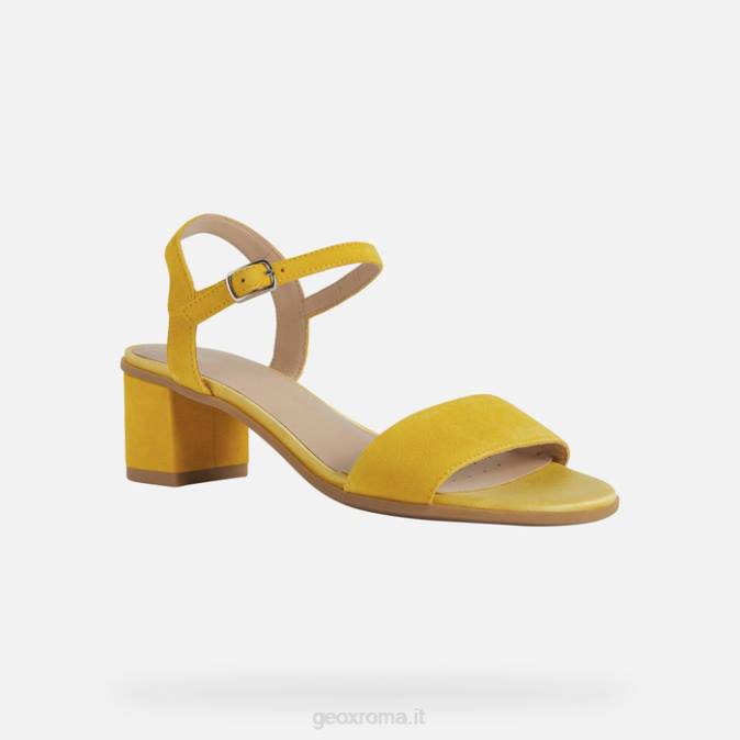 aurely 50 donna FX0W1 giallo scuro Geox