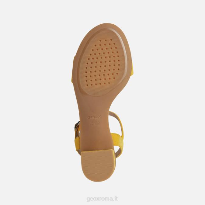 aurely 50 donna FX0W1 giallo scuro Geox