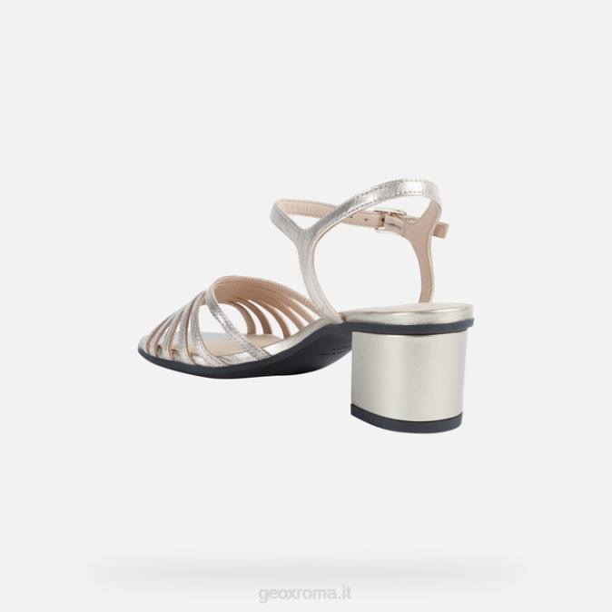 aurely 50 donna FX0W433 Champagne Geox