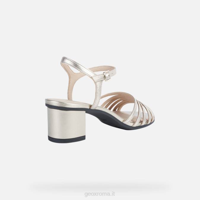 aurely 50 donna FX0W433 Champagne Geox