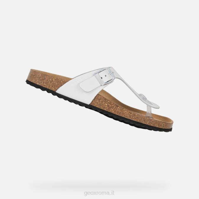 brionia donna FX0W610 bianco Geox