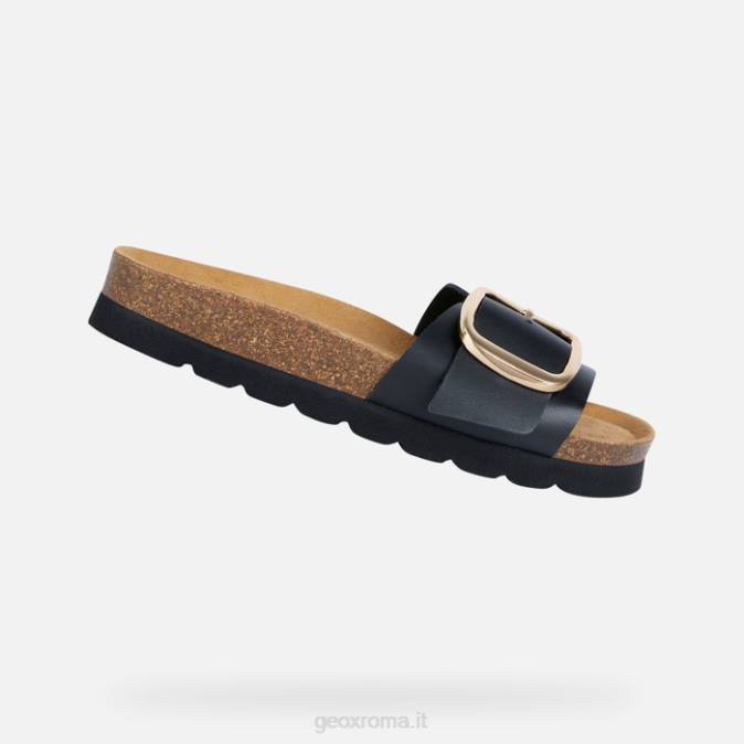 brionia donna alta FX0W277 nero Geox