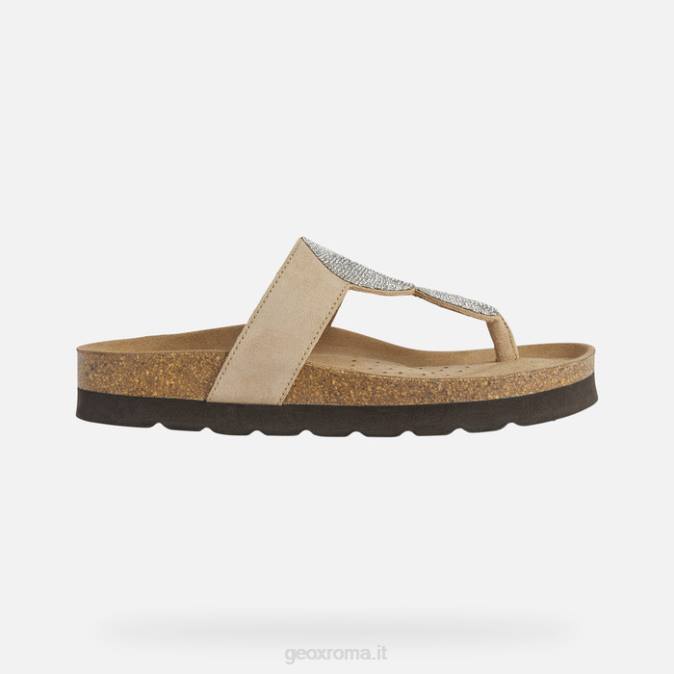 brionia donna alta FX0W379 tortora chiaro Geox