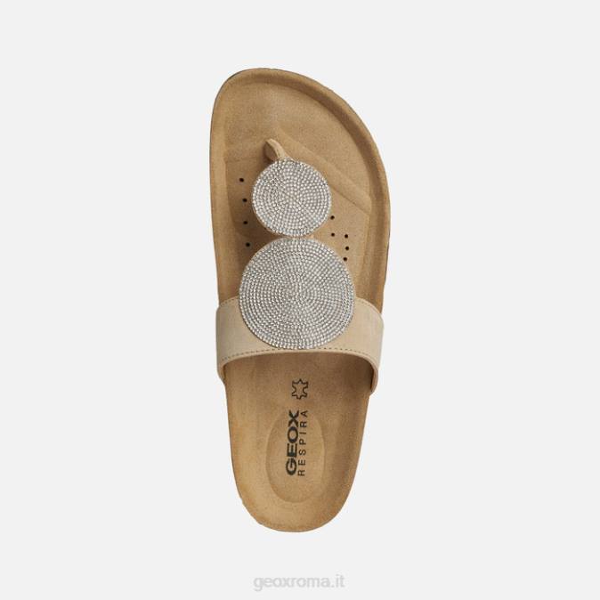 brionia donna alta FX0W379 tortora chiaro Geox