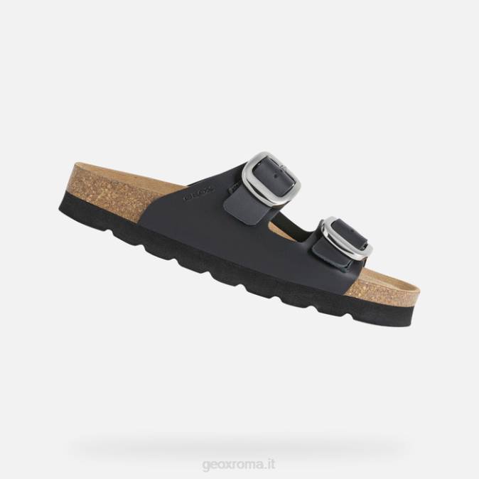 brionia donna alta FX0W558 nero Geox