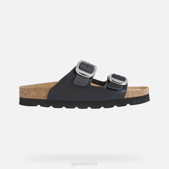 brionia donna alta FX0W558 nero Geox