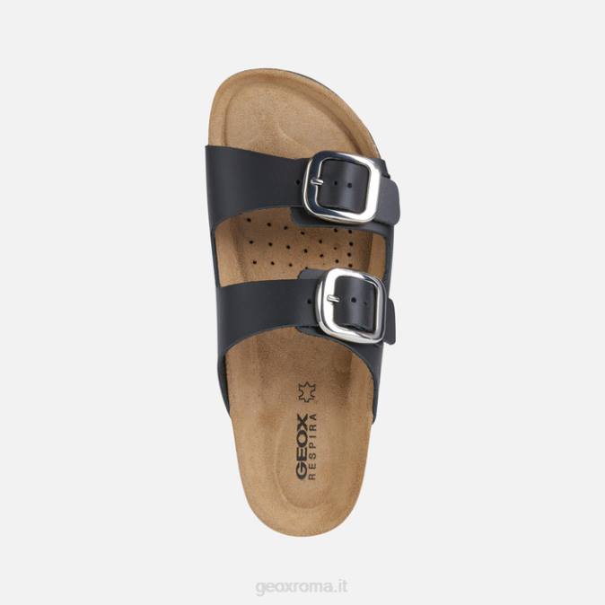 brionia donna alta FX0W558 nero Geox