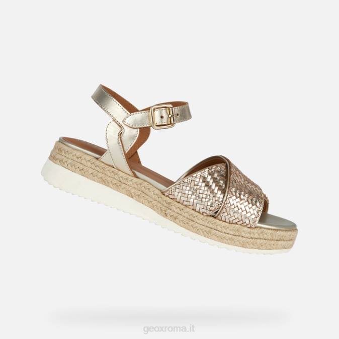 donna eoliana FX0W204 oro chiaro Geox