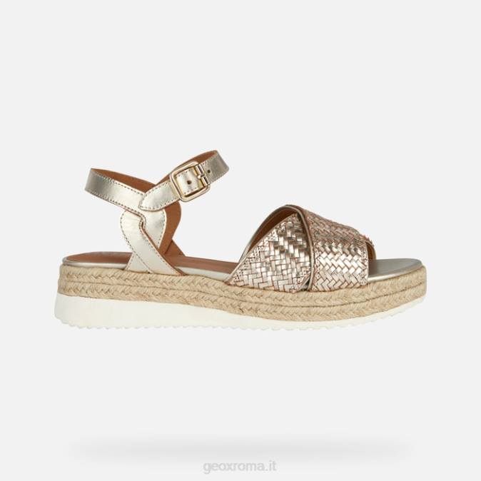 donna eoliana FX0W204 oro chiaro Geox