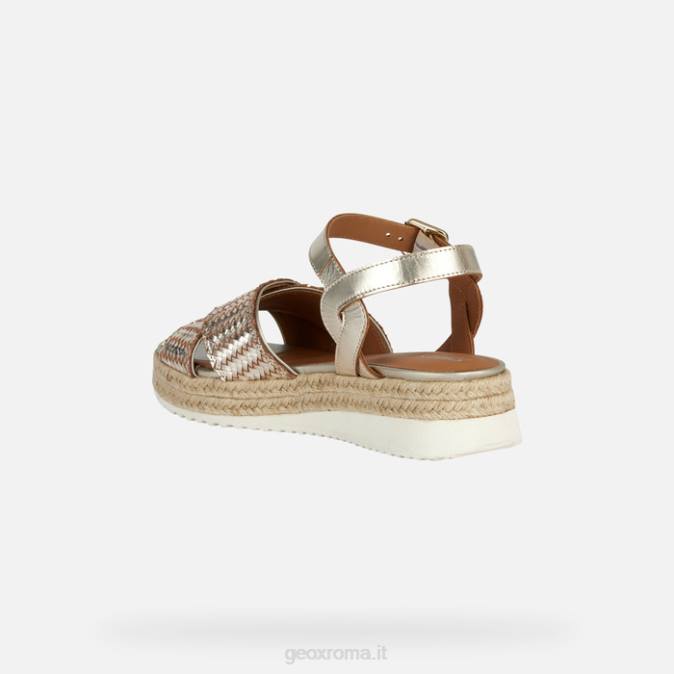 donna eoliana FX0W204 oro chiaro Geox