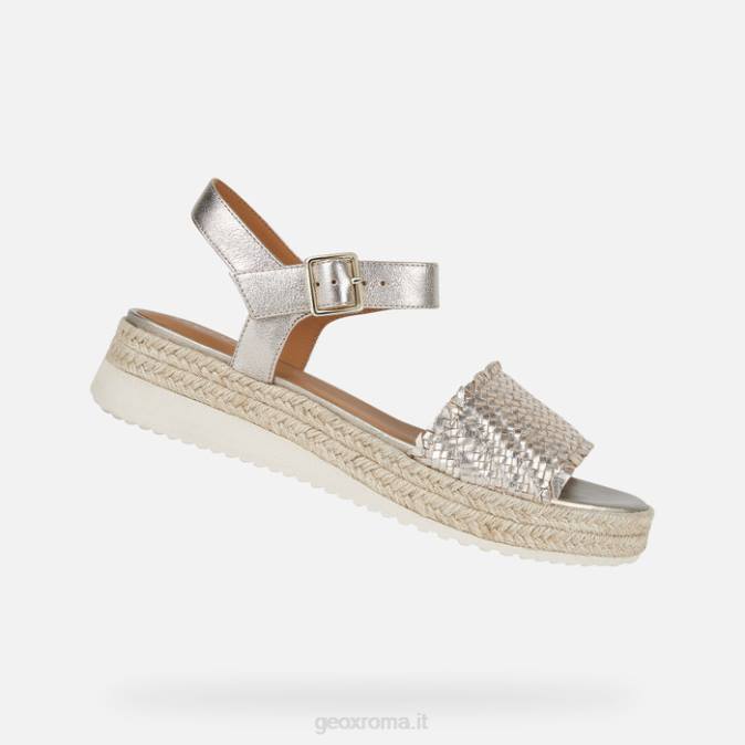 donna eoliana FX0W455 Champagne Geox