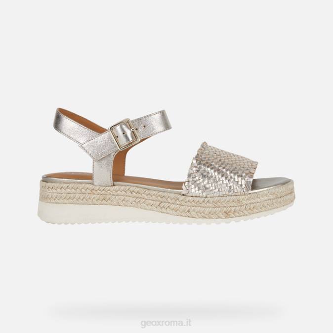 donna eoliana FX0W455 Champagne Geox