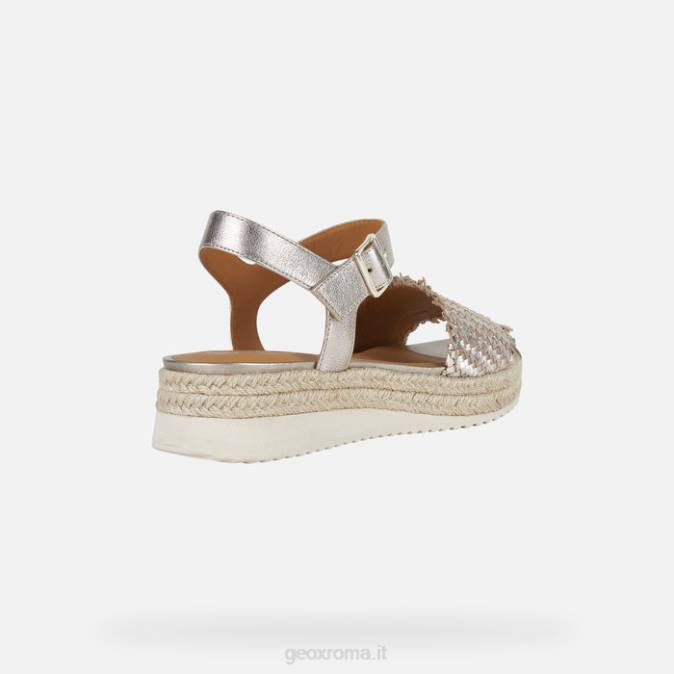 donna eoliana FX0W455 Champagne Geox