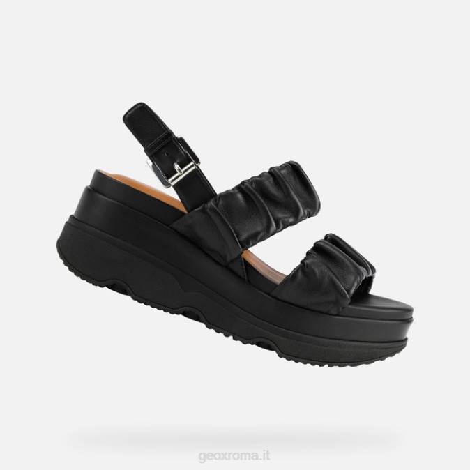 donna gardenia FX0W470 nero Geox