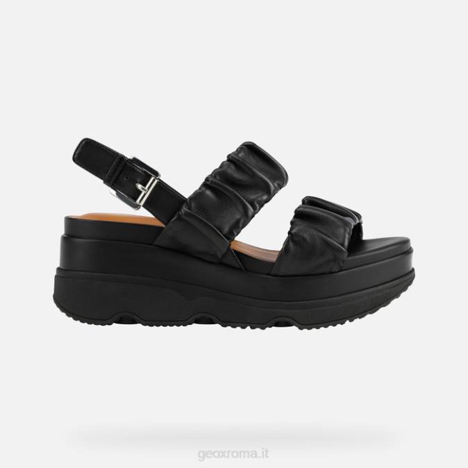 donna gardenia FX0W470 nero Geox