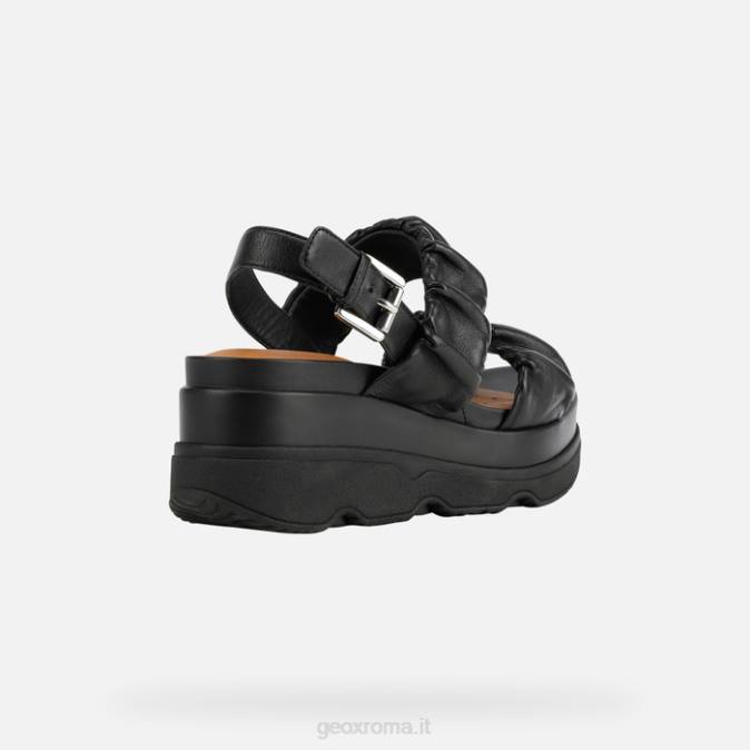 donna gardenia FX0W470 nero Geox