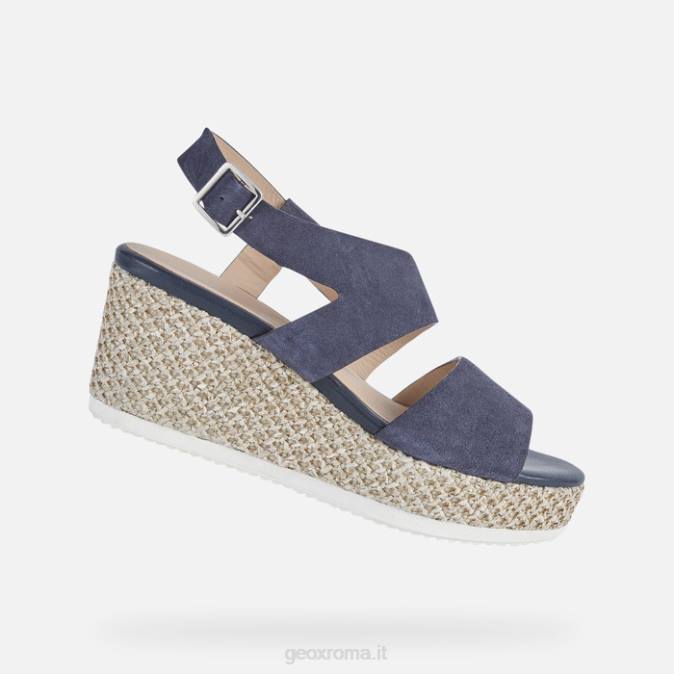 donna lipari FX0W533 jeans scuri Geox