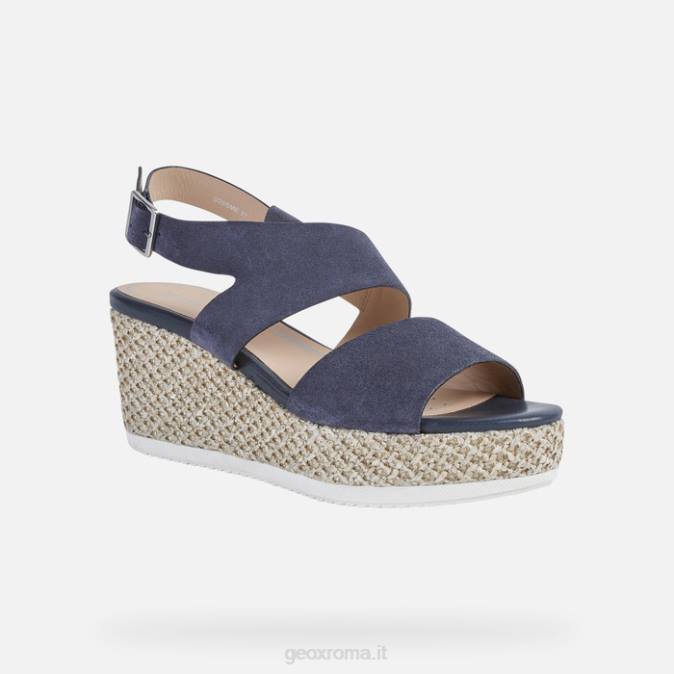 donna lipari FX0W533 jeans scuri Geox