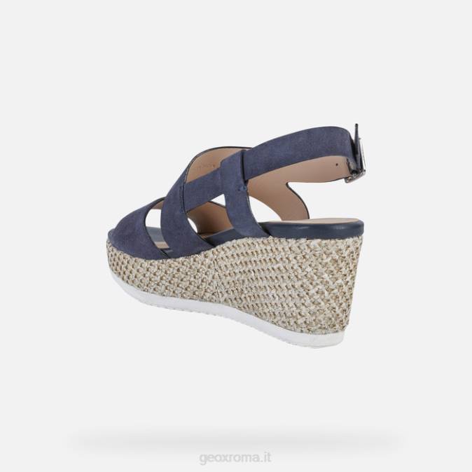 donna lipari FX0W533 jeans scuri Geox