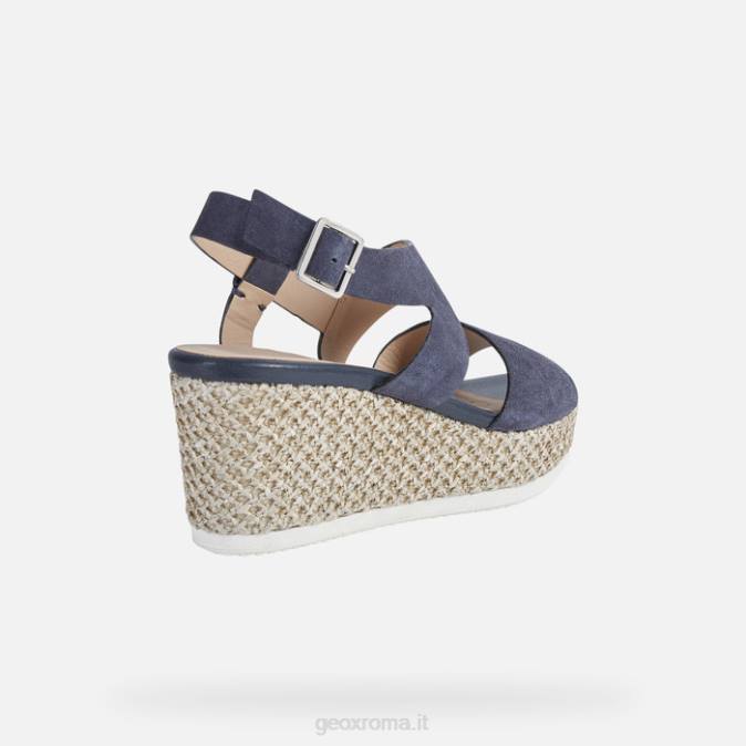 donna lipari FX0W533 jeans scuri Geox