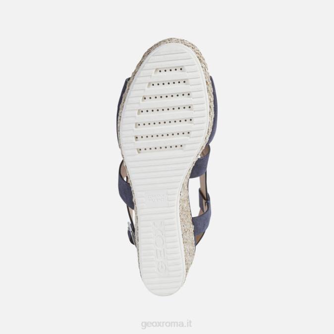 donna lipari FX0W533 jeans scuri Geox