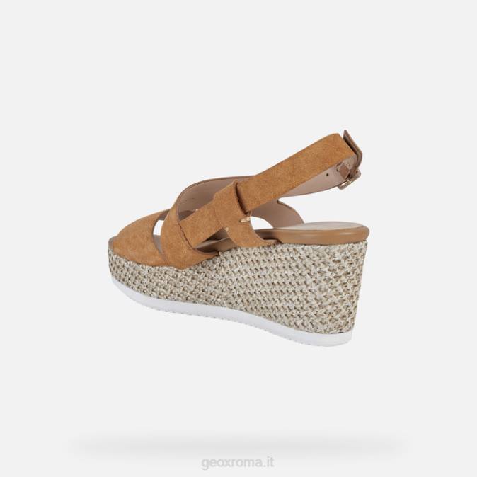 donna lipari FX0W534 cognac Geox