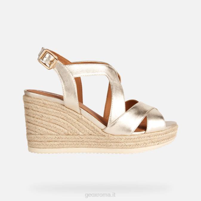 donna ponza FX0W158 oro chiaro Geox