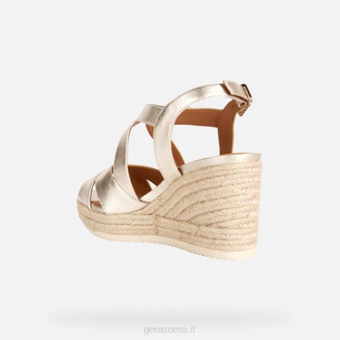 donna ponza FX0W158 oro chiaro Geox