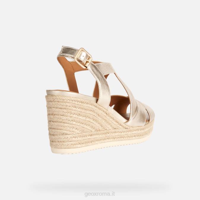 donna ponza FX0W158 oro chiaro Geox