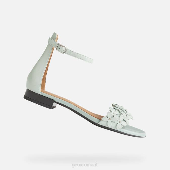 donna sandalo wistrey FX0W571 menta Geox