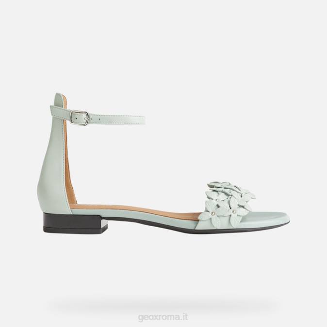 donna sandalo wistrey FX0W571 menta Geox