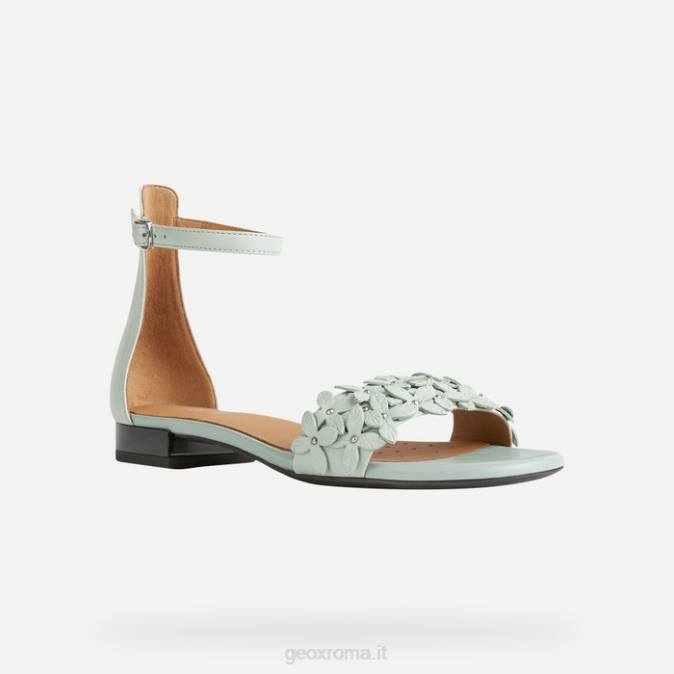 donna sandalo wistrey FX0W571 menta Geox
