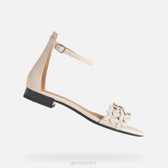donna sandalo wistrey FX0W572 crema Geox