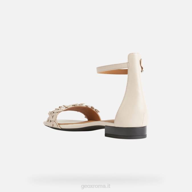 donna sandalo wistrey FX0W572 crema Geox