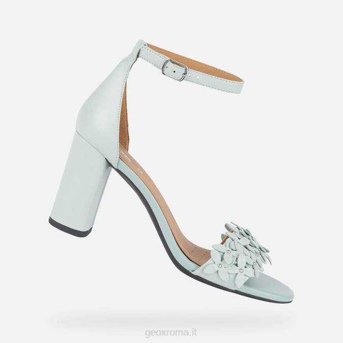 eraklia alta donna FX0W498 menta Geox