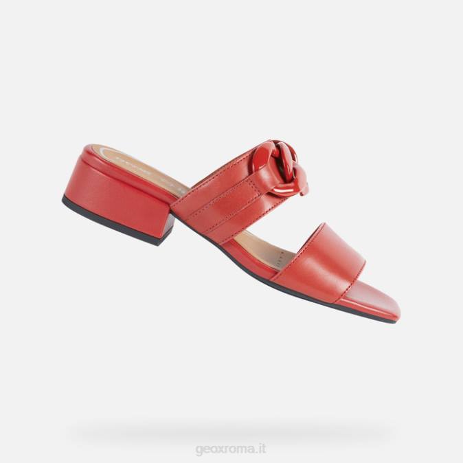 genziana 30 donna FX0W427 rosso Geox