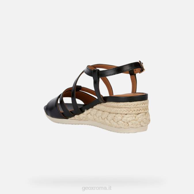 ischia corda donna FX0W143 nero Geox