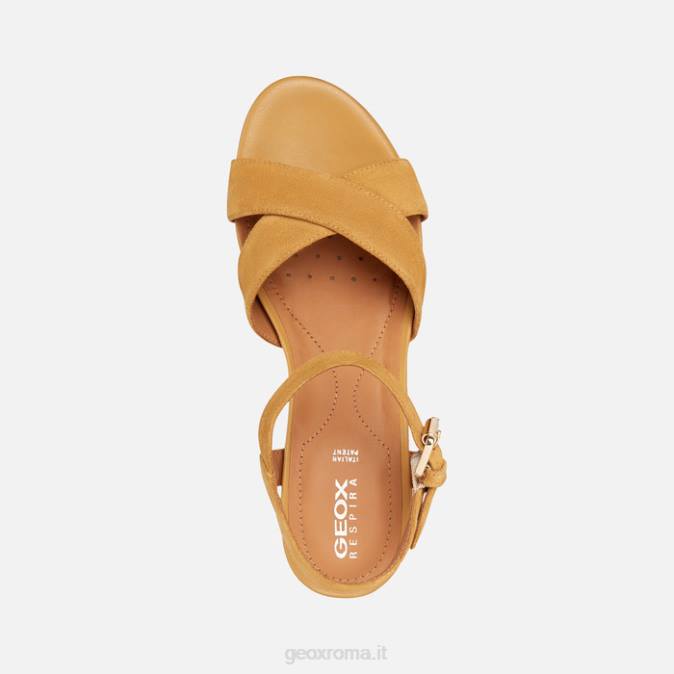 ischia corda donna FX0W1677 mostarda Geox