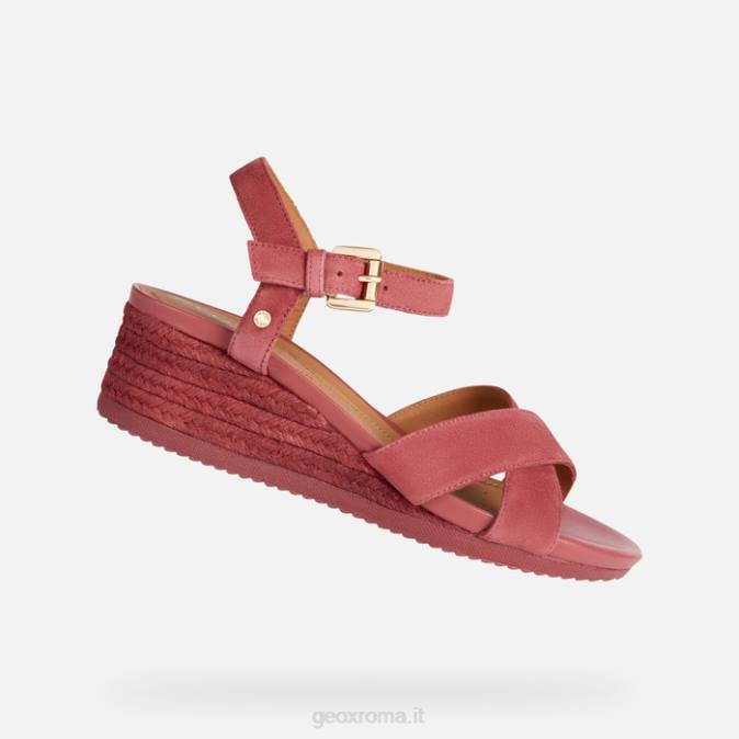 ischia corda donna FX0W1679 fucsia scuro Geox