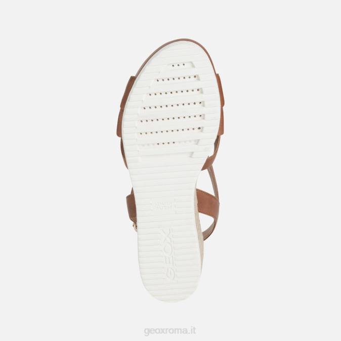 ischia corda donna FX0W453 marrone Geox