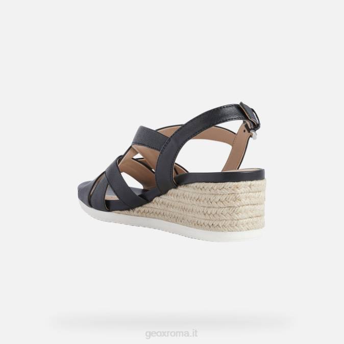 ischia corda donna FX0W454 nero Geox