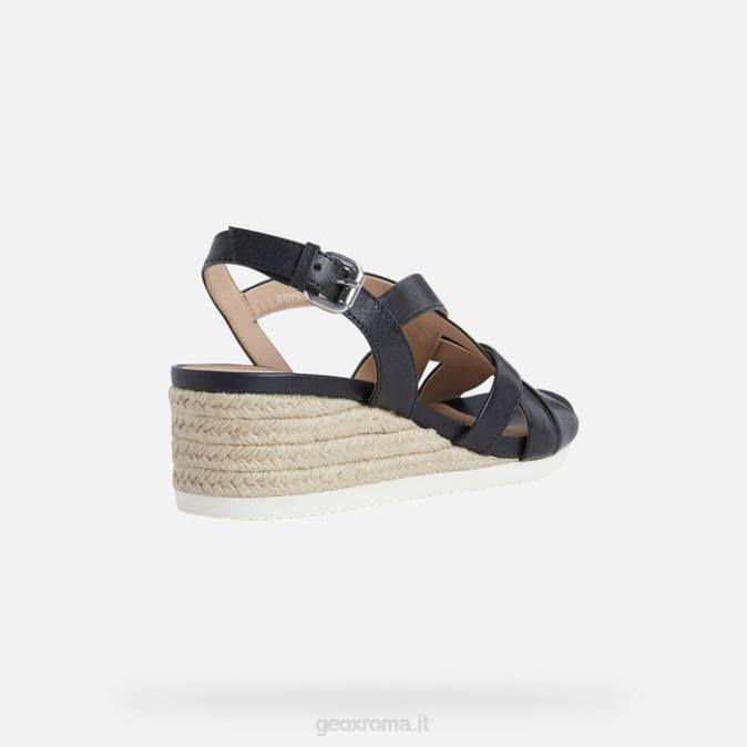ischia corda donna FX0W454 nero Geox