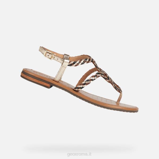 la donna di sozy FX0W205 oro chiaro/nero Geox