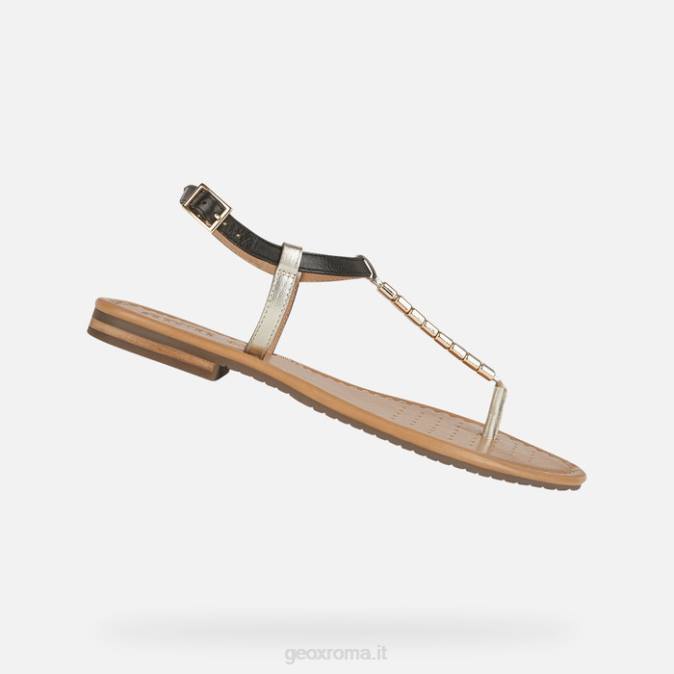 la donna di sozy FX0W519 nero/oro chiaro Geox