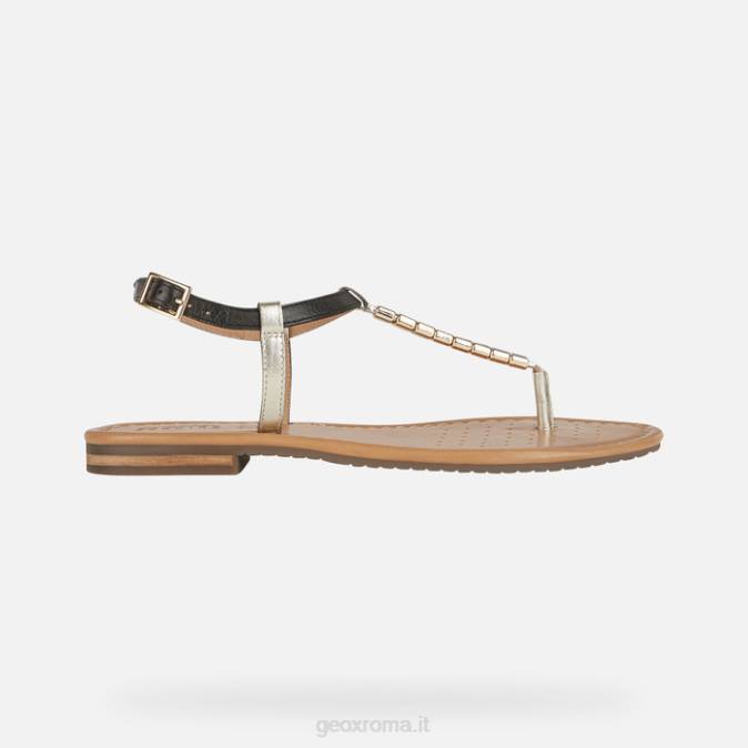 la donna di sozy FX0W519 nero/oro chiaro Geox