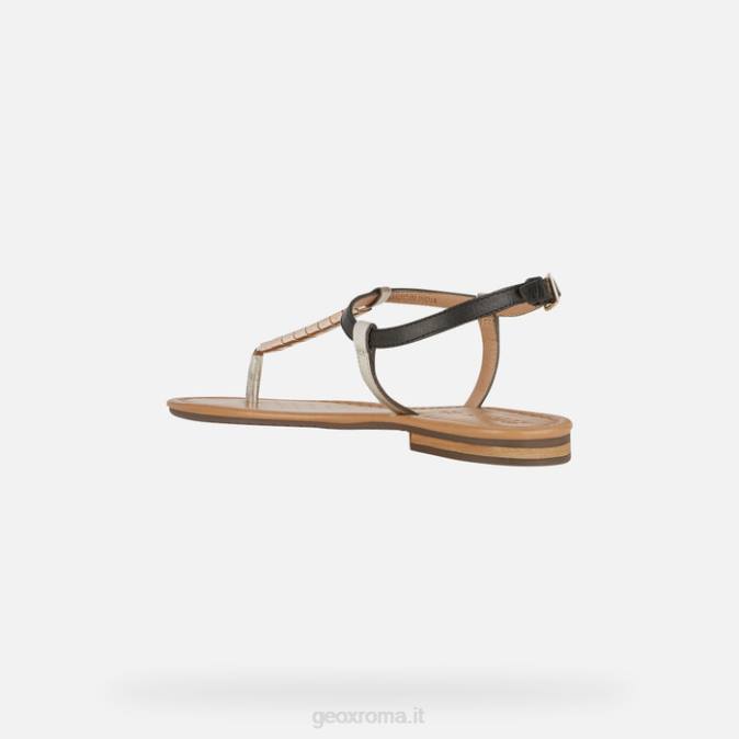 la donna di sozy FX0W519 nero/oro chiaro Geox