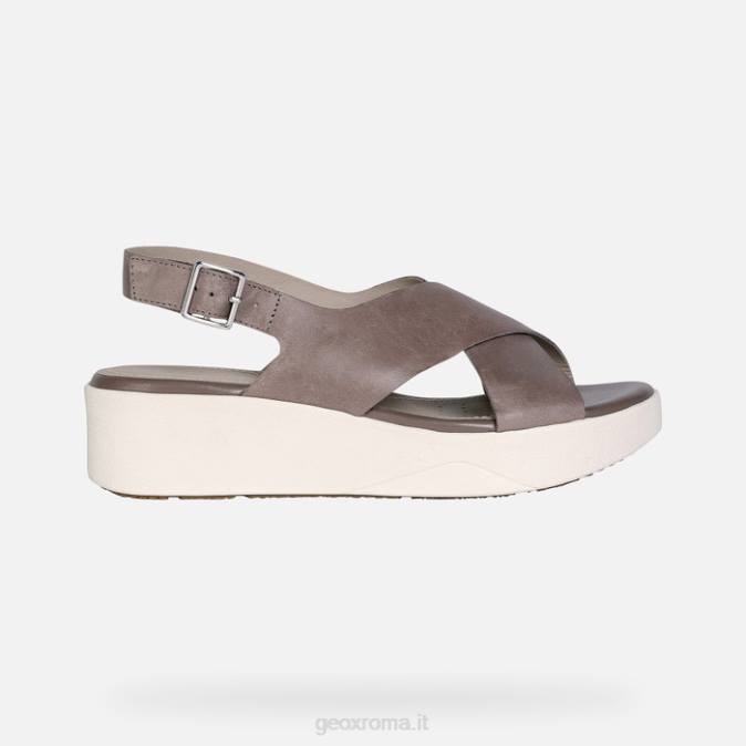 laudara donna FX0W352 beige scuro Geox