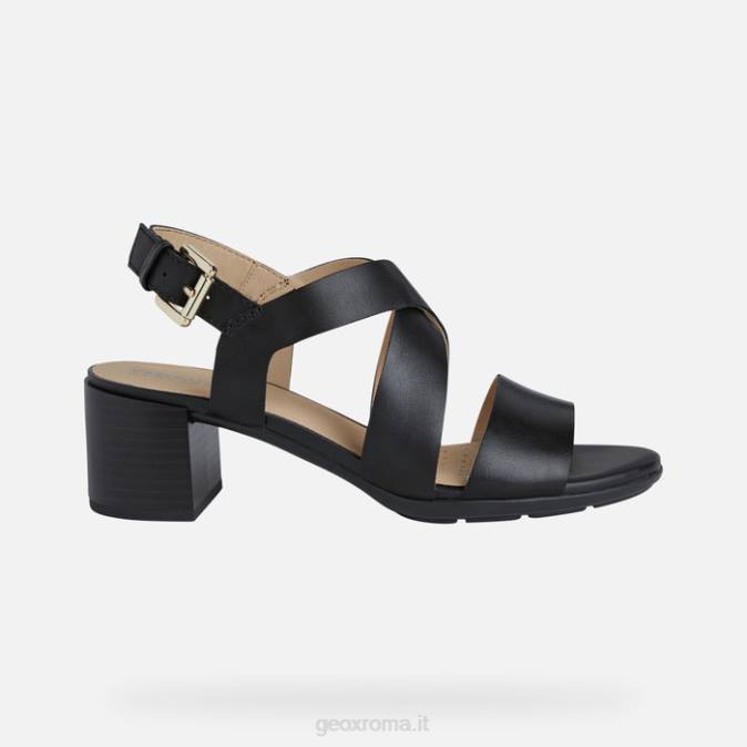 marykarmen mid sandalo donna FX0W588 nero Geox