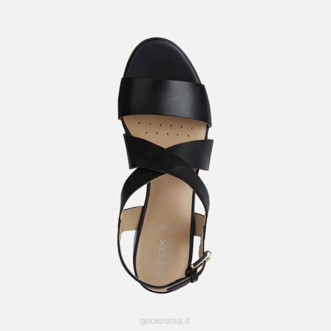 marykarmen mid sandalo donna FX0W588 nero Geox